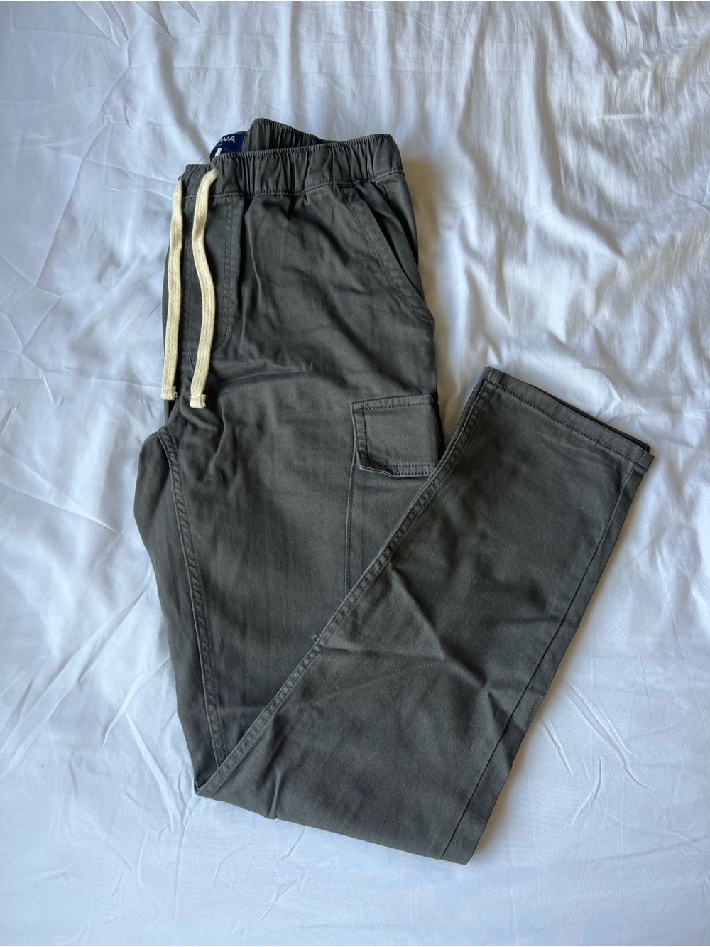 Arizona Jean Company Charcoal Drawstring Cargo Pants